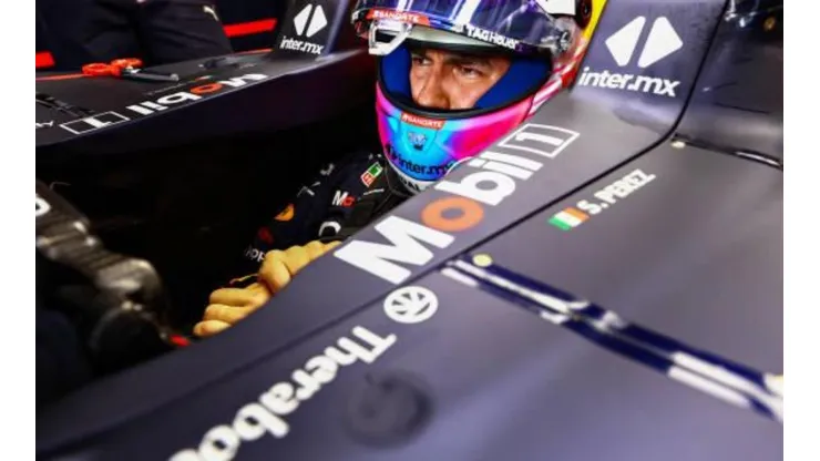 Sergio Pérez en los ensayos libres del Gran Premio de Miami.