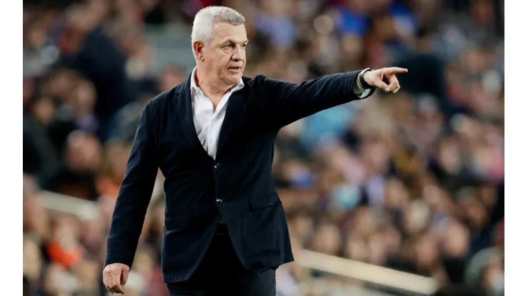 Javier Aguirre el día de la derrota del Mallorca ante Barcelona.