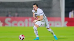 CIUDAD DE MEXICO, MEXICO - MARZO 16: Alan Mozo del Pumas conduce el balon durante el juego de vuelta de los cuartos de final de la Liga de Campeones de la CONCACAF 2022, en el Estadio Olímpico Universitario el 16 de Marzo de 2022 en la Ciudad de Mexico, Mexico. (Foto: Mauricio Salas/JAM MEDIA)