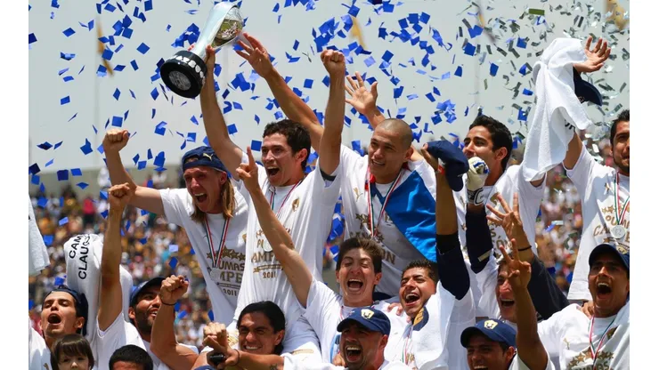 Los Pumas campeones del Clausura 2011, su título más reciente.