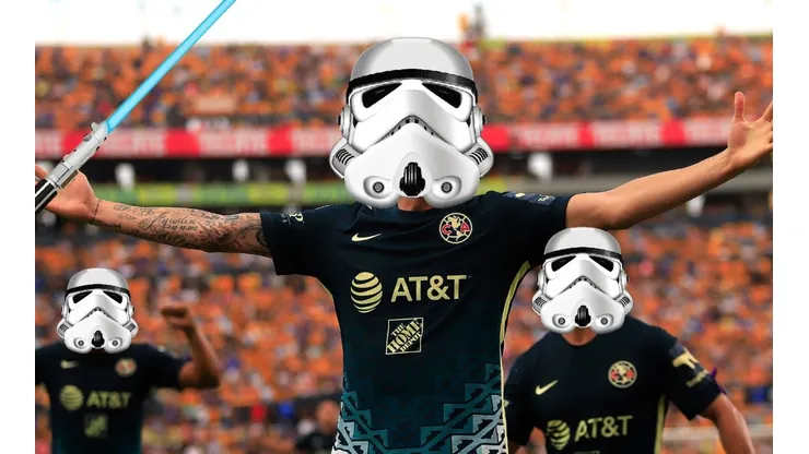 Los azulcremas decidieron rendir un homenaje a la famosa saga creada por George Lucas