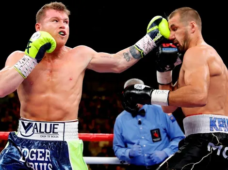 ¿Cuál fue la última pelea de Canelo Álvarez en la categoría semipesado?