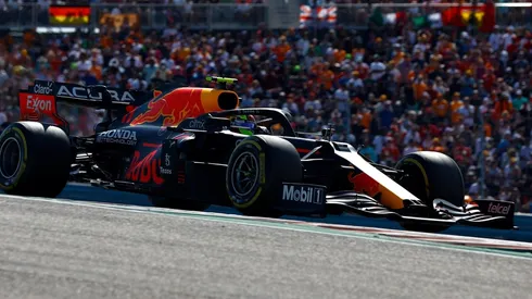 Checo Pérez durante el GP de Estados Unidos en 2021