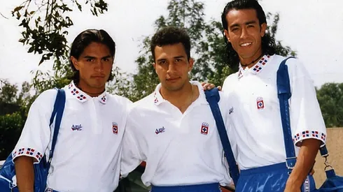 Oscar el Conejo Pérez con Juan Francisco Palencia y José Luis Sixtos.