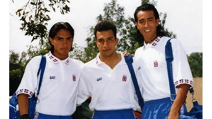 Oscar el Conejo Pérez con Juan Francisco Palencia y José Luis Sixtos.