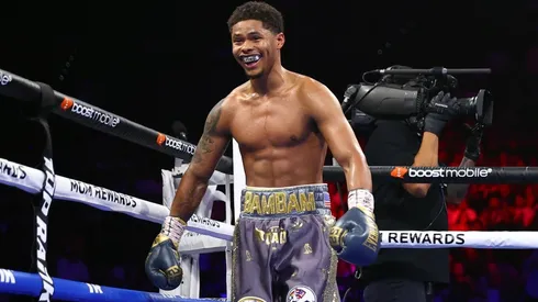 La fanfarroneada de Shakur Stevenson en el último asalto ante Oscar Valdez