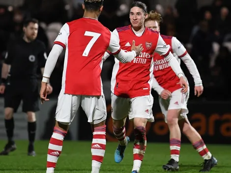 VIDEO: Marcelo Flores convierte para el Arsenal tras su paso por la Selección Mexicana