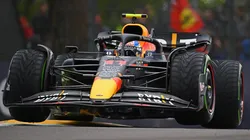 Checo Pérez durante el fin de semana del GP de Emilia-Romaña