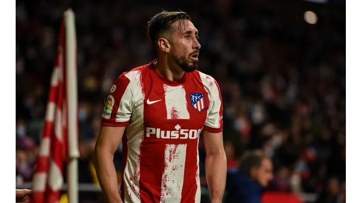 Hector Herrera during La Liga match between Atletico de Madrid and RC Celta de Vigo at Wanda Metropolitano on February 26, 2022 in Madrid, Spain. (Photo by Ruben de la Fuente Perez/NurPhoto)-Not Released (NR) RESTRICTED TO EDITORIAL USE