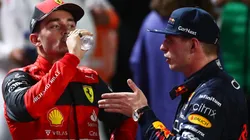 Max Verstappen y Charles Leclerc, competidores directos en la temporada 2022.