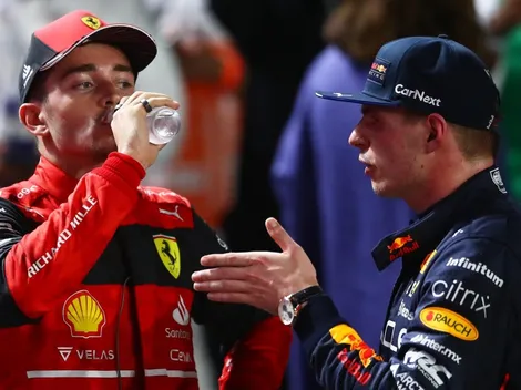 Max Verstappen opinó sobre el error de Charles Leclerc