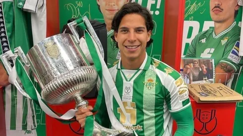 Diego Lainez campeón Betis 2022