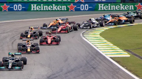 Imagen de la última largada del formato sprint de carrera en la F1 (Foto: Getty Images).