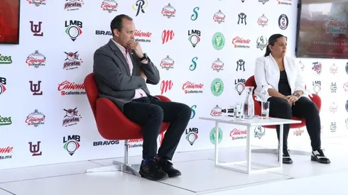 Horacio de la Vega y Fernanda Sainz presentaron la Temporada Caliente.Mx 2022 de la MLB.