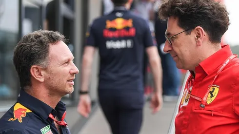 Christian Horner y Mattia Binotto, competidores directos de la F1.