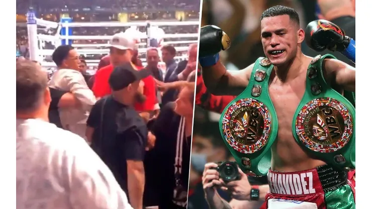 David Benavídez y Jermall Charlo quisieron pegarse en plena cartelera de Spence vs Ugas