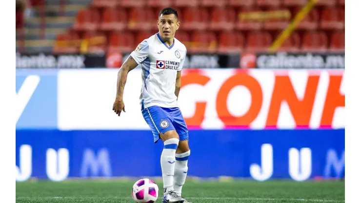 Julio Domínguez en el entrenamiento previo al partido contra Guadalajara.