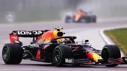 Sergio Pérez transitando el GP de Emilia-Romagna, la próxima cita de la Fórmula 1 (Foto: Getty Images).