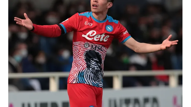 Hirving Lozano llegó al Napoli en la temporada 2019-20.
