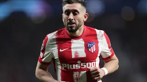 Héctor Herrera Manchester United en la Champions League 2021-22.
