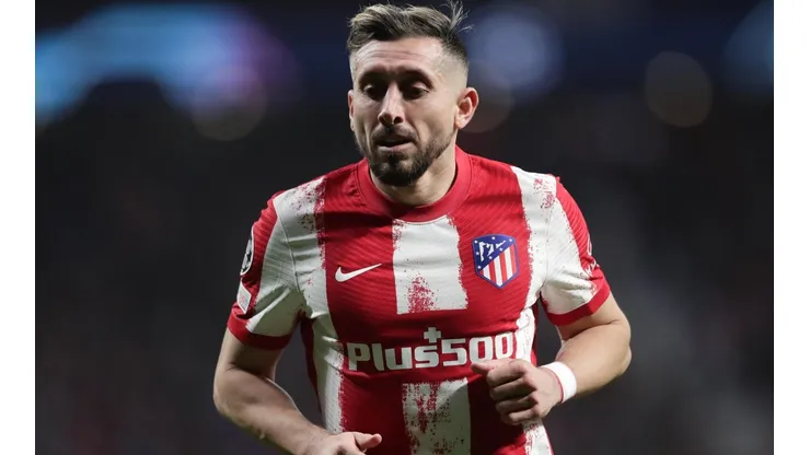 Héctor Herrera Manchester United en la Champions League 2021-22.