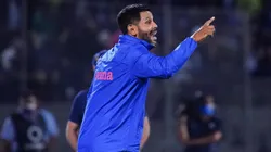 Joaquín Velázquez dirigió a Cruz Azul en la ida de las semifinales de Concacaf.