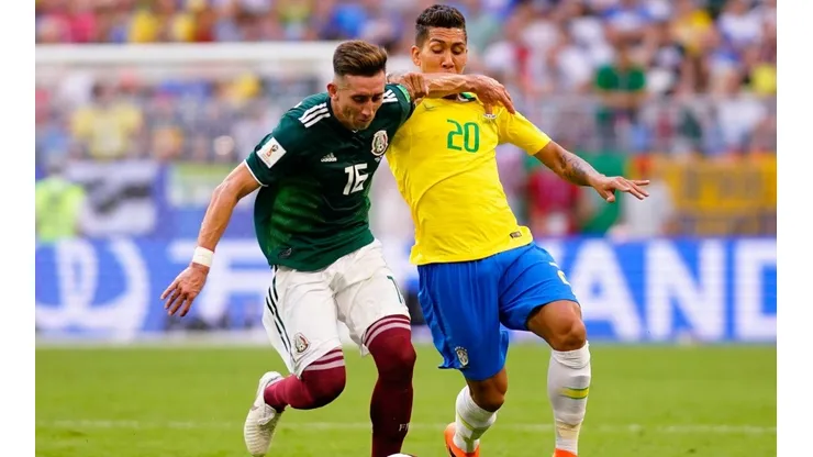 Héctor Herrera Roberto Firmino México Brasil Rusia 2018