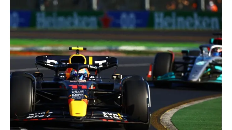 Checo Pérez fue segundo en el GP de Australia.