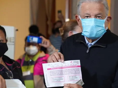 ¿Por qué AMLO anuló su voto en la consulta de revocación?