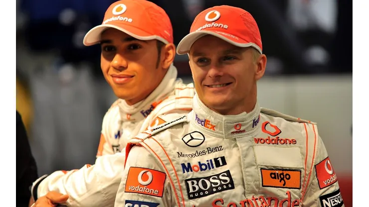Lewis Hamilton & Heikki Kovalainen Launch M&S