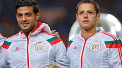 Carlos Vela en un partido con la selección mexicana en 2014.