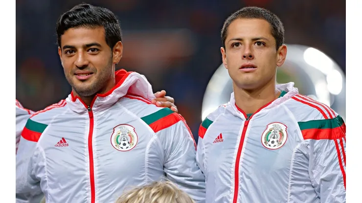 Carlos Vela en un partido con la selección mexicana en 2014.