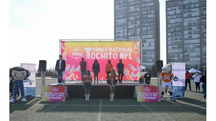 La ceremonia de inauguración del Torneo Nacional Tochito NFL.