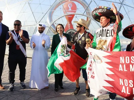 Qatar 2022: la bandera de México ya ondea en Doha