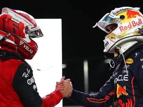 Video: así lucharon Verstappen y Leclerc por el primer lugar