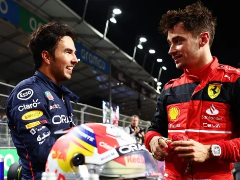 F1: ¿Cuál fue la diferencia entre Checo Pérez y Charles Leclerc en la clasificación?