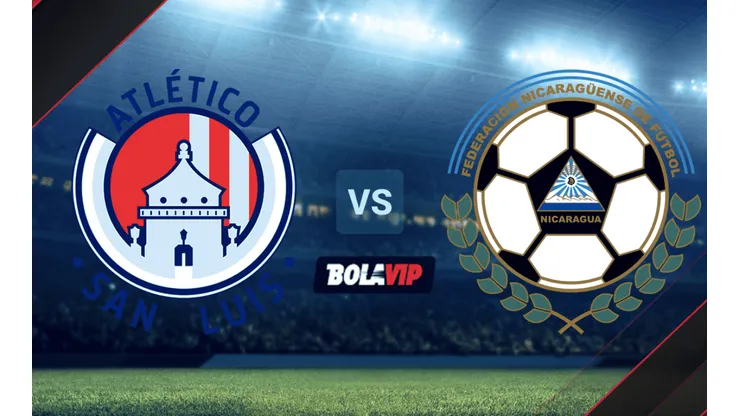 Atlético San Luis vs. Nicaragua por un amistoso internacional.