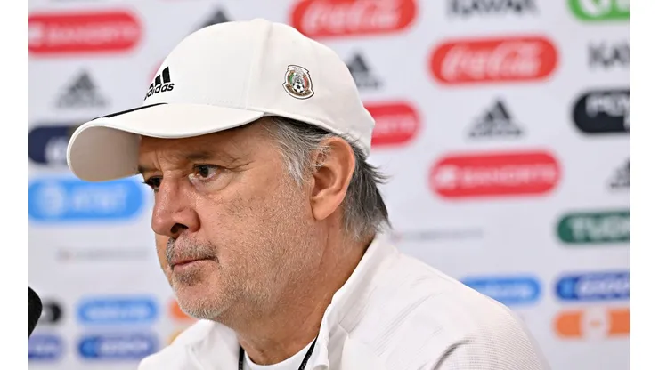 Gerardo Martino en la víspera del partido contra Estados Unidos.