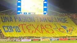 La afición del América mostró todo su poderío en Texas.