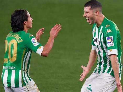 Guido Rodríguez a Diego Laínez de un golpe en la Europa League