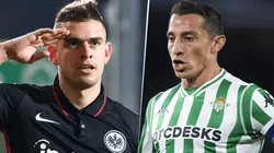 Frankfurt vs. Betis por la Europa League (Fotos: Getty).