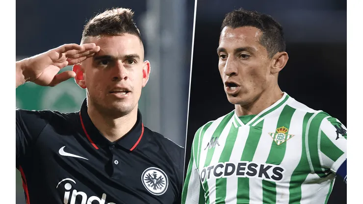 Frankfurt vs. Betis por la Europa League (Fotos: Getty).