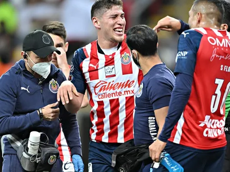 Parte médico oficial: Chivas confirmó la lesión de Luis Olivas