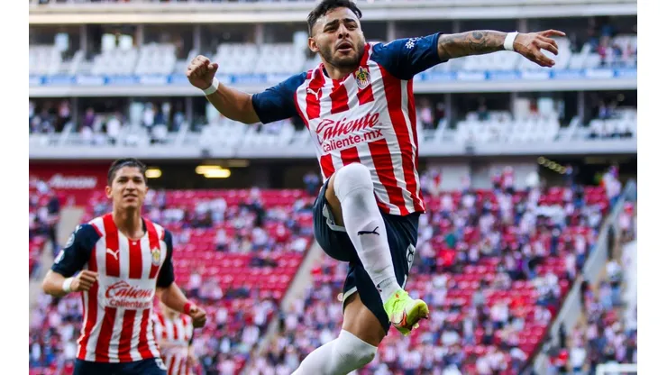 Alexis Vega es el goleador de Chivas en el Clausura 2022.