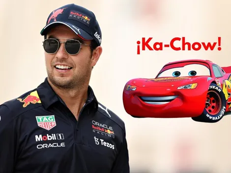 ¿Rayo McQueen eres tú? Inmortalizan a Checo en 'Cars'