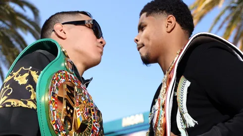 Oscar Valdez vs Shakur Stevenson: Candente cara a cara previo a la pelea