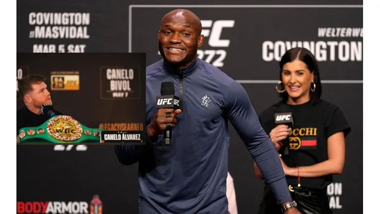 Kamaru Usman explicó por qué el boxeo no puede perderse una pelea entre él y Canelo Álvarez