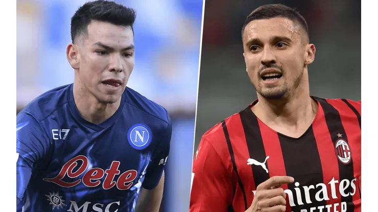 Napoli vs. Milan por la Serie A de Italia (Fotos: Getty Images)