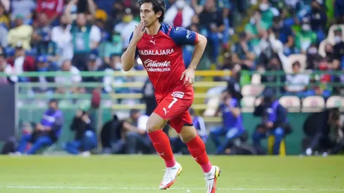 José Juan Macías el día de su reaparición en la Liga MX ante León.