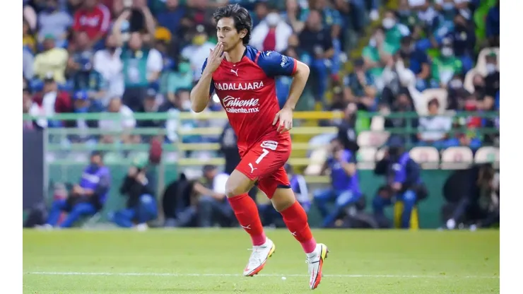 José Juan Macías el día de su reaparición en la Liga MX ante León.